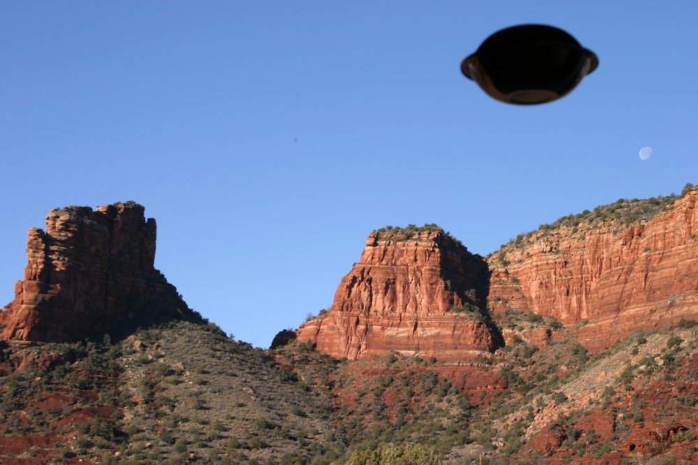 strange places with UFOs