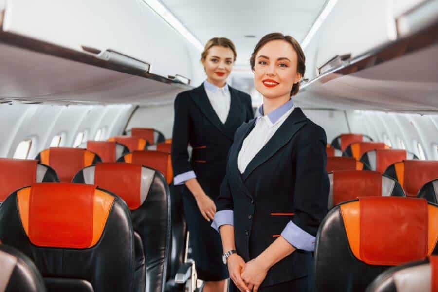 Flight attendants, Passangers